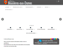 Tablet Screenshot of mairie-bouxieres-aux-dames.fr